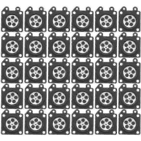 30 pièces de pièces de carburateur, membranes de carburateur pour tronçonneuse Zama 2500/3800/4500-b1-b1( ) (1/5)