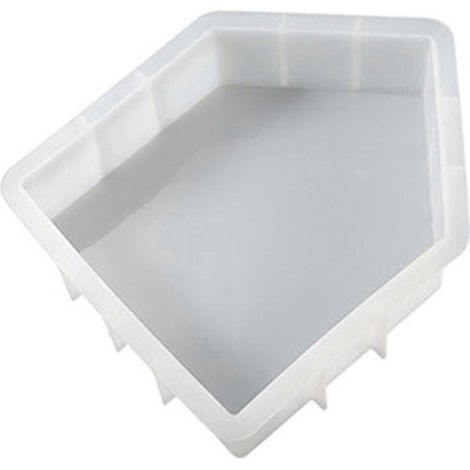 DIY-Form für tropfenförmige Tisch-Buchstützen, Spiegelornament-Form, Deko-Form für Zuhause