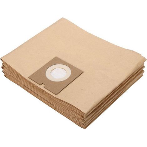 Sacs aspirateur compatibles Kärcher WD3 WD3P MV3 - Lot de 5 sacs filtrants papier 3 couches (1/4)