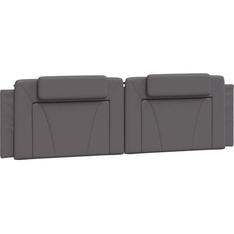 Maison Exclusive - Cuscino Testiera Viana Grigio 180 cm in Similpelle