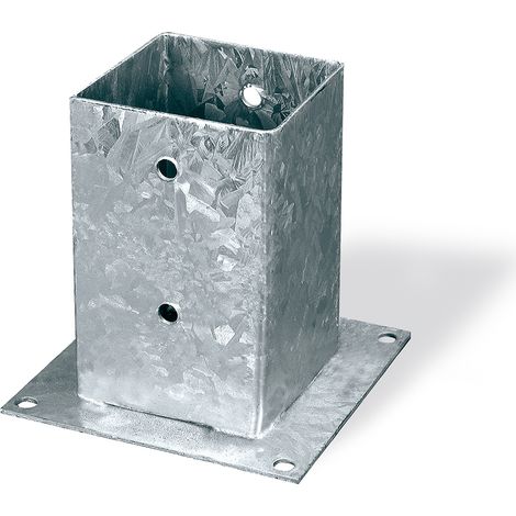 Ancoraggio d'appoggio per travi 71 x 71 x 150 x 150 mm.