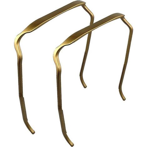 Set mit 2 unsichtbaren Haarbändern für lockiges und dickes Haar, großes Haarband, Haaraccessoire, Roségold (1/5)