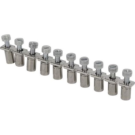 Barette de jonction sécable 10 voies pour borne à vis 6 mm2 - IMO (1/2)