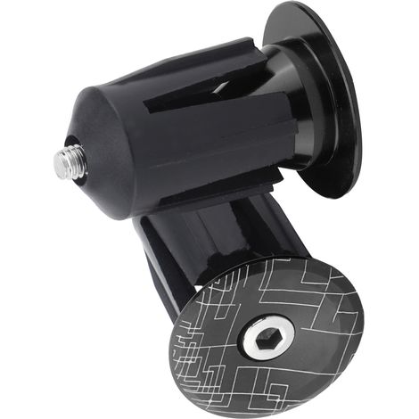 Lot de 2 embouts de guidon pour vélo de route et VTT, noirs (1/5)