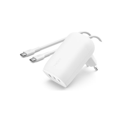 Belkin WCC002VFWH cargador de dispositivo móvil Portátil, Smartphone, Tableta Blanco Corriente alterna Carga rápida Interior