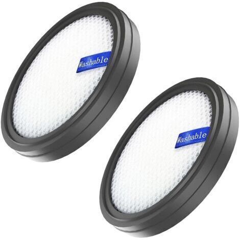 2PCS Accessoires de Filtre d'Aspirateur pour PrettyCare W200 / W300 / W400 / P1 / P2, Pièces de Rechange de Microfiltre Lavables, (1/5)