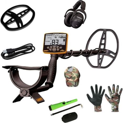 Garrett metal detector ACE Apex piastra Raider + Cuffie (Hunter pack) 1142365