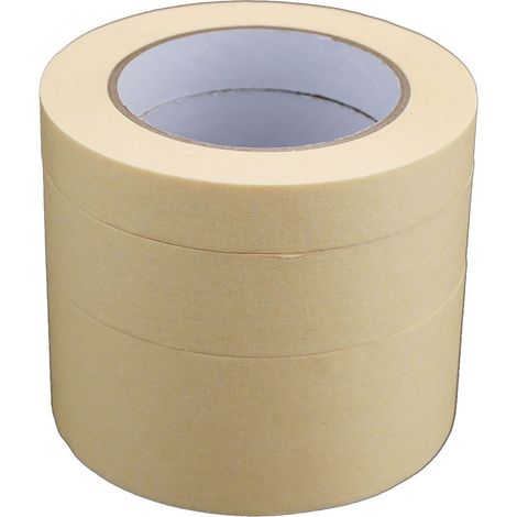 TrendLine Kreppband-Set 3 Größen 19 mm x 50 m, 30 mm x 50 m, 50 mm x 50 m