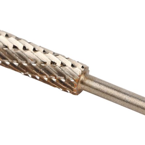 Lime rotative à double profil pour le travail du métal et du bois, tête de meulage, fraise rotative à graver 363054 (1/5)
