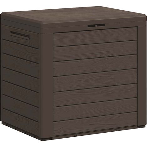 Maison Exclusive - Baule da Giardino Marrone 58,5x46x55 cm in Polipropilene