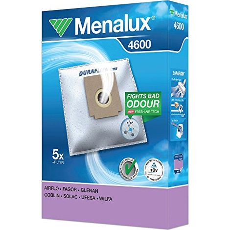 Menalux 900196139 4600 Sacchetti per Traini Termozeta 1300-2000Compact, Zw100-35-Falkon