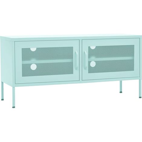 Maison Exclusive - TV-Schrank Minzgrün 105x35x50 cm Stahl
