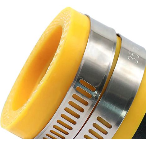 Vergaseransauganschluss-Adapterdichtungshülse für Motorrad, gelb (1/4)