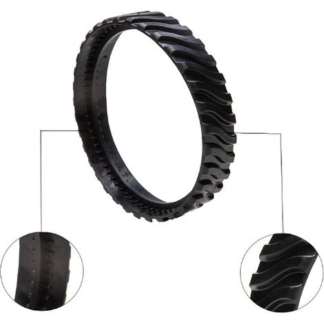 Rail de ceinture de piscine pour pneus de nettoyage de piscine Zodiac MX8 Mx6 - 2 pièces (1/4)
