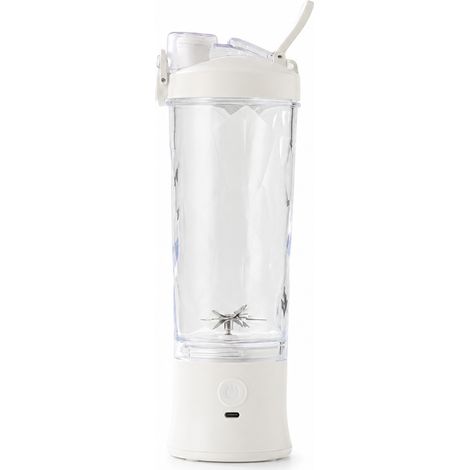Blender Portable Rechargeable Blanc, Mini Gobelet Mixeur pour Jus de Fruits et Smoothies (1/5)