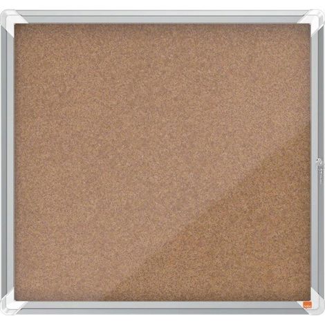 Nobo Premium Plus bacheca in sughero con cornice in alluminio marrone 925x668 mm (1/3)