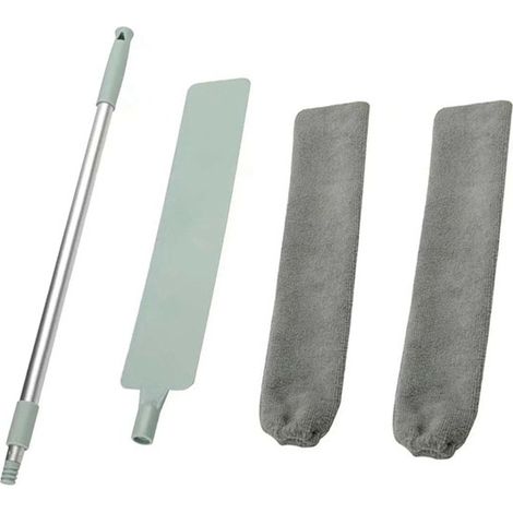 1 set. Color: Gray. Material: PP + Aluminum. Car dust removal brush with telescopic gap (one telescopic gap duster). (1/4)