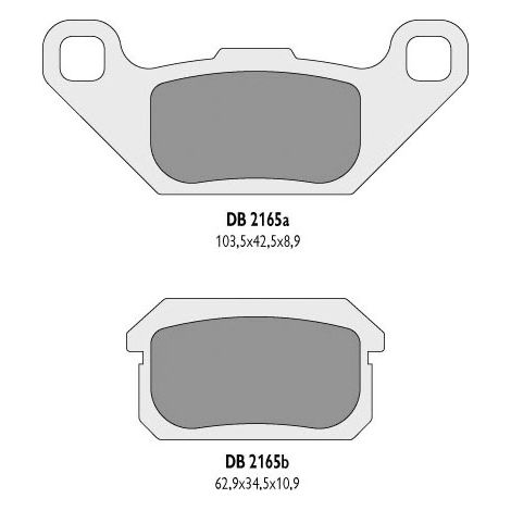 Pastillas de freno Delta Hammerhead 150 Supersport ES Buggy 08 09 PGO