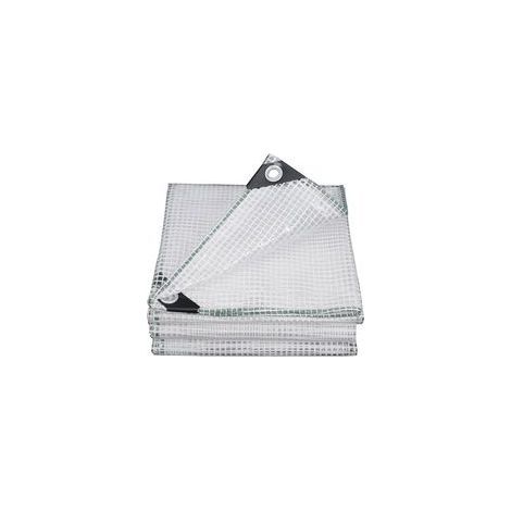 Bâche transparente 1×3 m, 170 g/m² – Avec œillets, pour pergola, bois (1/5)