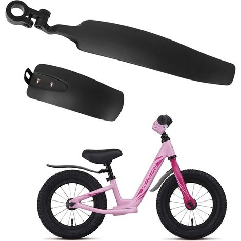 Garde-boue Vélo Enfant 12-14 Pouces Avant et Arrière Kit de Protection Boue Réglable VTT Vélo d'Équilibre Accessoires Vélo (1/5)