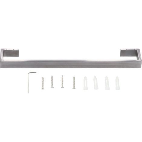 Porte-serviettes mural 50 cm inox 304, accessoire robuste, gain de place cuisine et salle de bain (1/5)