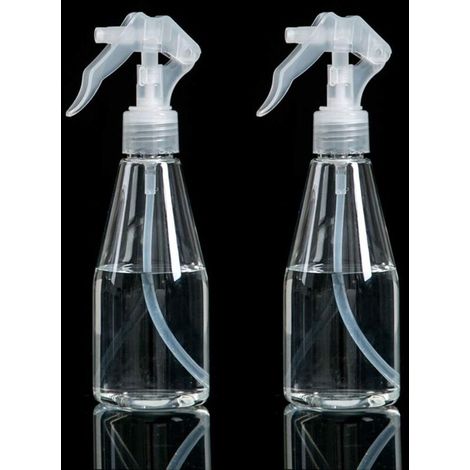 2 pièces bouteilles de pulvérisation 200 ml en plastique pulvérisateur à gâchette Fine bouteille de pulvérisation de brouillard vide pour le nettoyage des traitements de beauté jardin (1/4)
