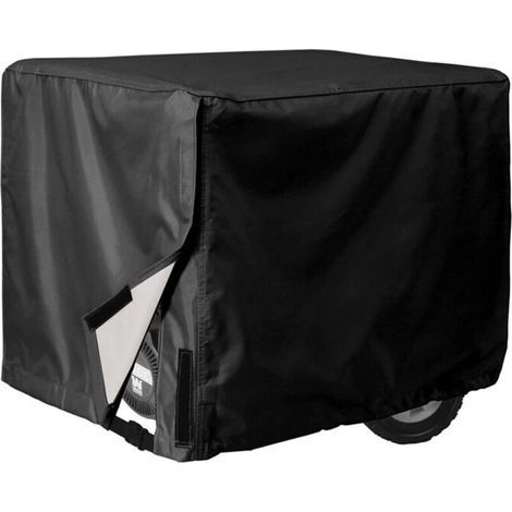 Universelle wasserdichte Generatorabdeckung 26x20x20 Zoll für die meisten 3000-5000 Watt Generatoren, schwarz, 420D PVC Generatorabdeckung (L x H x B) (1/5)