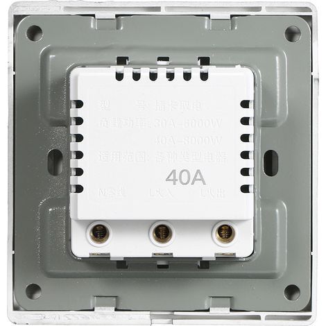 High-power 40A hotel, power off, energy saving, mechanical takeoff, key card insertion to take to the guest room (1/5)