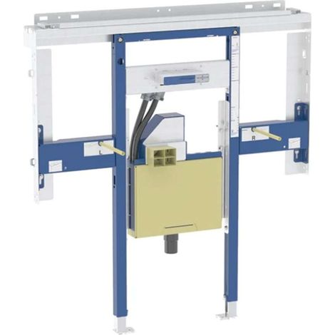 Geberit Duofix - Bâti-support pour lavabo Geberit ONE 90 cm, pour robinetterie murale ONE, siphon encastré et élément Clou, hauteur pièce 111.072.00.2 (1/2)