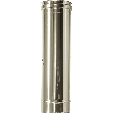 Tubo de chimenea de doble pared aislada de acero inoxidable DN 250/300, longitud 0,5 m