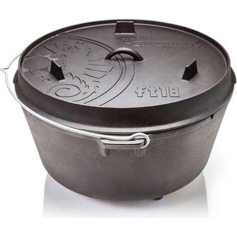 Petromax Feuertopf ft18 mit Füßen 16,1 Liter Gusseisen 43,5 x 25 x 43,5 cm (1/8)