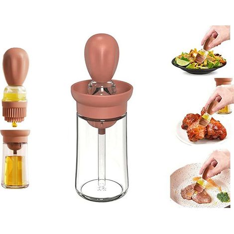 Dosatore Olio con Pennello Silicone 9ml Bottiglia Contagocce Alimenti Cucina (1/5)