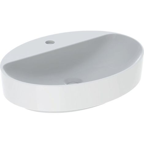 Geberit VariForm Vasque à poser ovale, 600x450mm, avec trou pour (1/2)