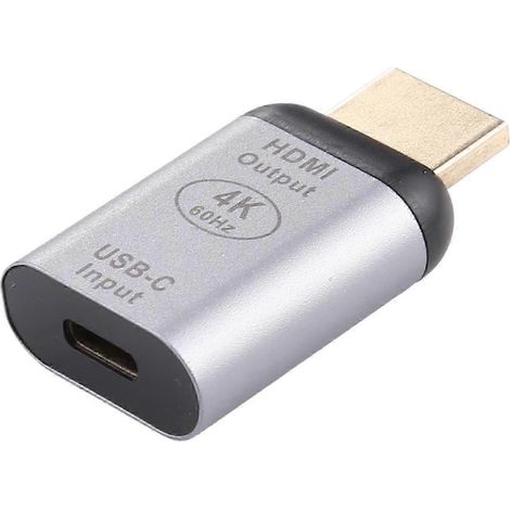 Adaptateur convertisseur USB 3.1 Type-C femelle vers HDMI mâle 4K 60 Hz pour Chromebooks et Pixel (1/5)