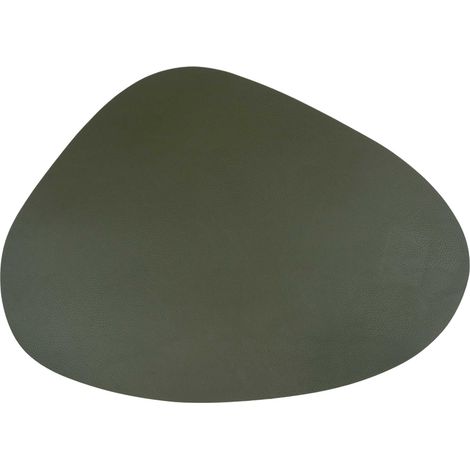 Set de table antidérapant design galet Vert 44x33 cm