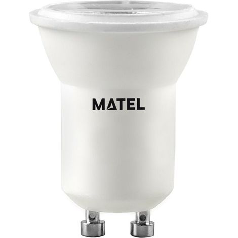 Ampoule led dichroïque gu10 3w en métal froid