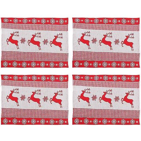Set mit 4 Weihnachtstischkissen (1/3)