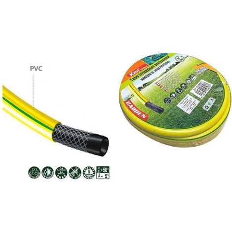 Trade Shop - Tubo Acqua Irrigazione Pvc Retinato Giardino Professionale ø 5/8" 10 Mt 9009803 - (1/4)