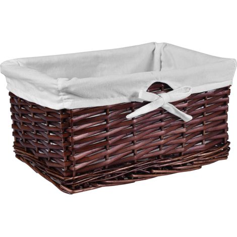 Panier en osier 30x20x15 - marron (1/5)