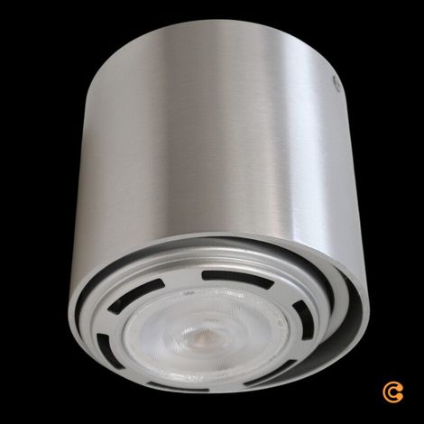 [NEUWERTIG] B-Ware Arcchio Downlight Spotleuchte Leuchte GU10 LED Rosalie rund Silber dimmbar (1/2)
