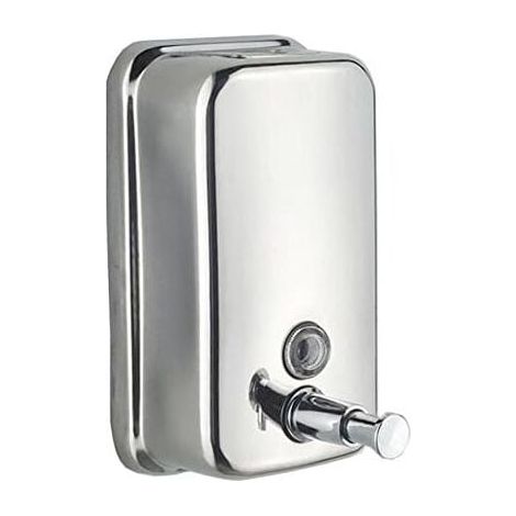 Distributeur de savon mural pour cuisine et salle de bain, distributeur de savon liquide 500 ml, distributeur de lotion, acier inoxydable 304 (1/4)