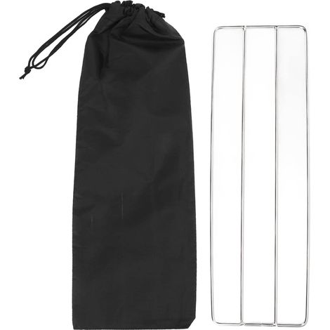 Grille de Barbecue en Acier Inoxydable, Forte capacité portante, Bords Plus Lisses, Grille de Cuisson pour Camping, Voyage, Pique-Nique, Barbecue (1/5)