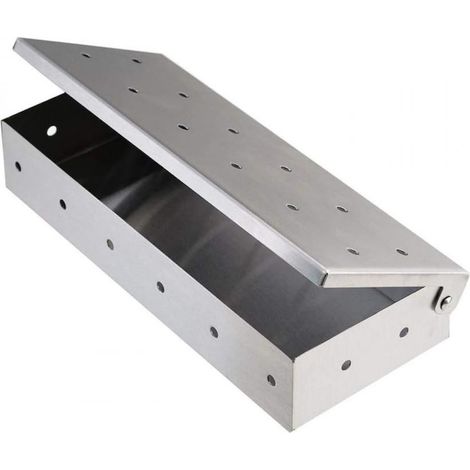 Boîte à Fumoir en Acier Inoxydable - EINNENFFER - Barbecue Portable pour Camping, Compatible avec Barbecues à Gaz, Charbon et Électriques (1/5)