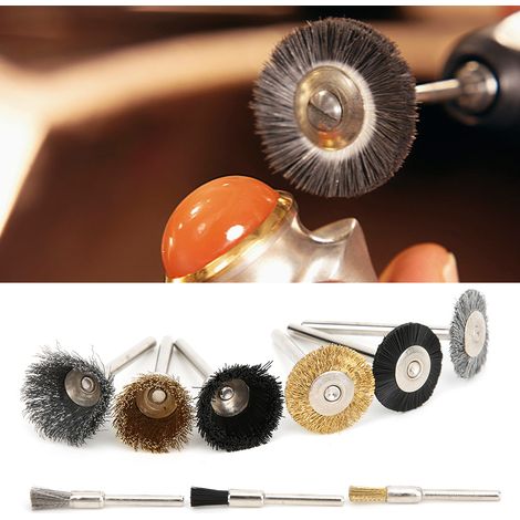 Ensemble de 18 brosses de polissage en aluminium pour meuleuse électrique et outil rotatif (1/5)