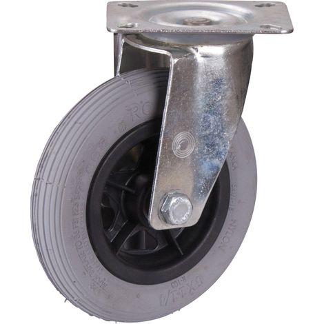 VARIOfit Lenkrolle mit Luftreifen 150 x 30 mm grau (1/3)