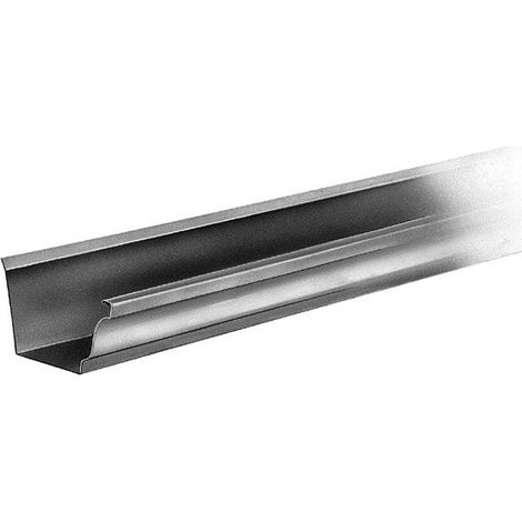 Profilierte Dachrinne Anthrazit-Zink VM BUILDING - Stärke 0,65 mm - Länge 4 m - 205098000 (1/2)