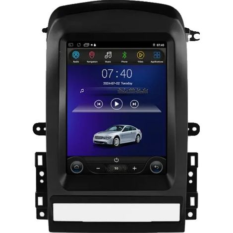 Radio para coche, tamaño de pantalla, compatibilidad con smartphone, compatible con Chevrolet Captiva 2006-2012, P1 B