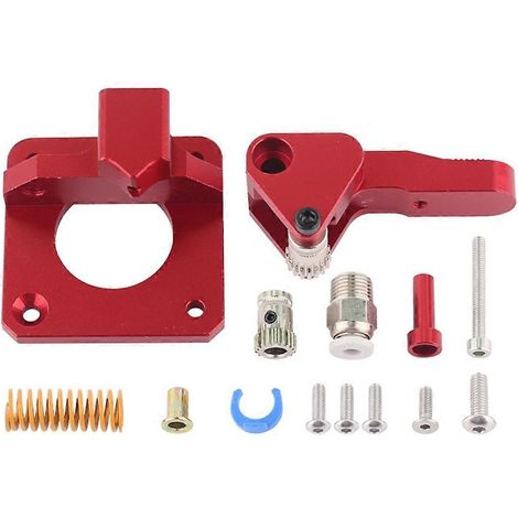 Verbesserter Dual-Gear-Extruder für CR-10S PRO Ender-3 3D-Drucker: 1,75 mm Aluminium-Antriebsrolle (1/5)