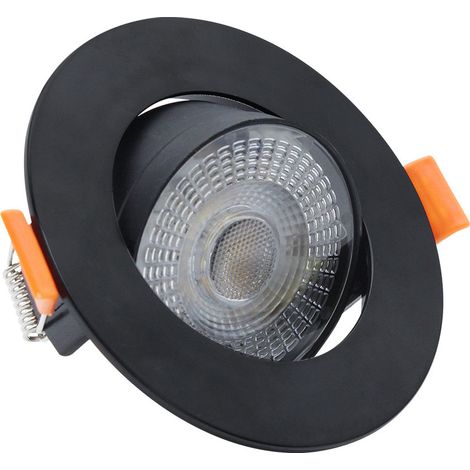 Faretto incasso orientabile tondo nero Ø9 7W CCT Plus (1/5)