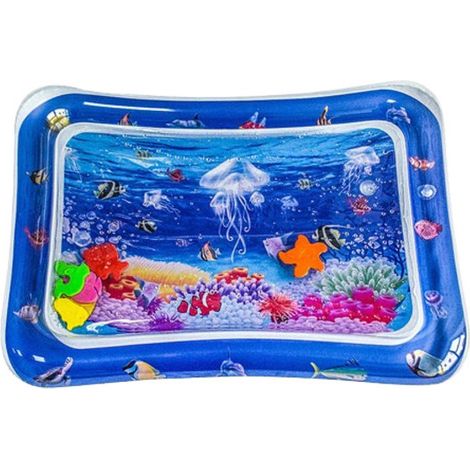 Tapis de jeu aquatique pour animaux de compagnie, matelas d'eau pour chats, tapis rafraîchissant pour chats et petits chiens - gonflable, peut être rempli d'eau (1/2)